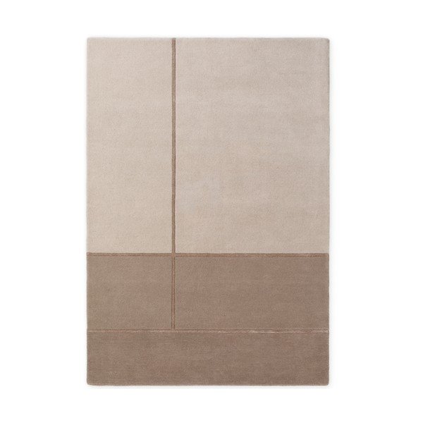 Tappeto marrone/color crema in misto lana 160x230 cm Presilda – Villeroy&Boch