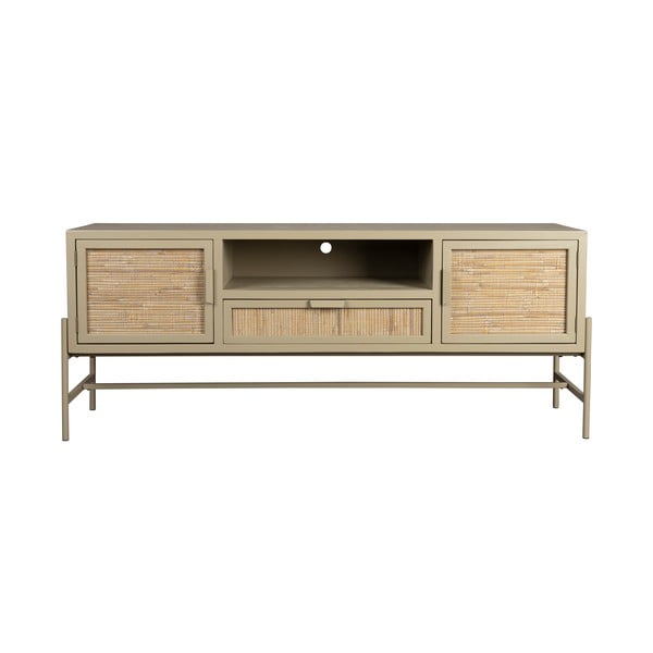 Mobile TV beige in abete massiccio 148x60x38 cm Yasu – Dutchbone