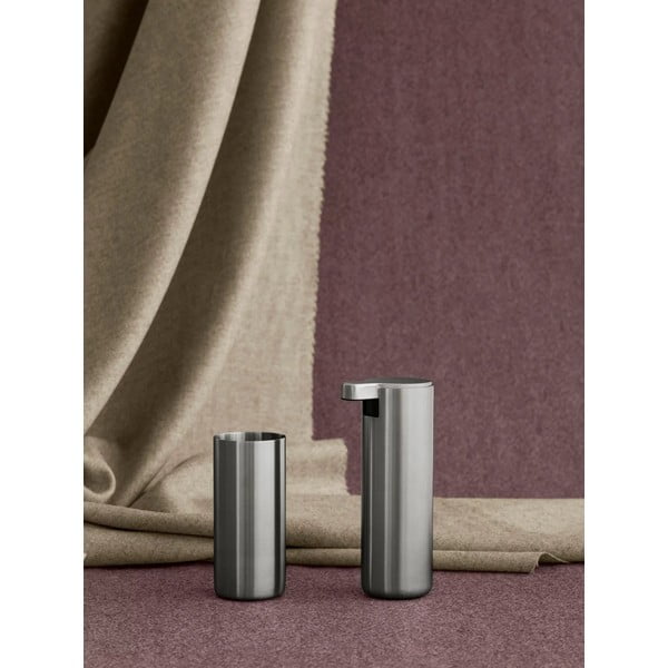 Dispenser di sapone in acciaio inox argento opaco 165 ml Modo - Blomus-image-3