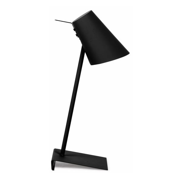 Lampada da tavolo nera con paralume in metallo (altezza 54 cm) Cardiff - it's about RoMi