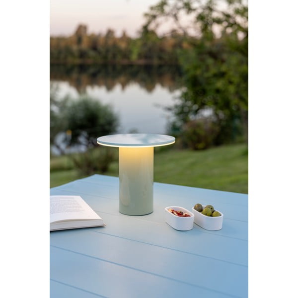 Lampada da tavolo LED dimmerabile verde menta (altezza 18 cm) Fungo - Remember-image-1