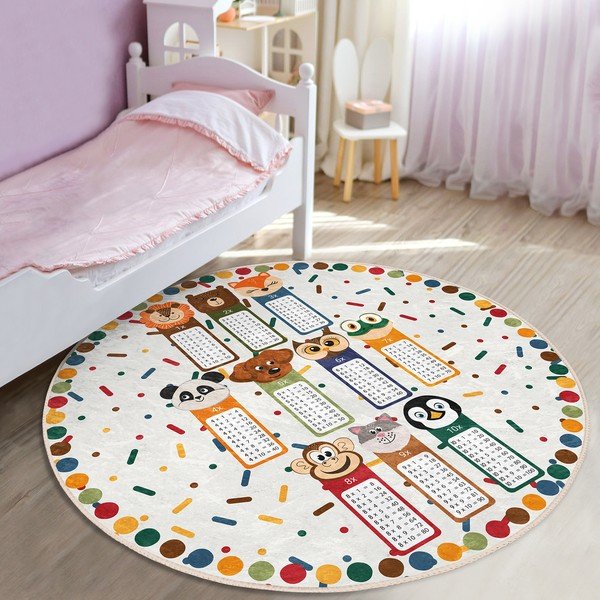 Tappeto per bambini ø 80 cm Comfort - Mila Home-image-3