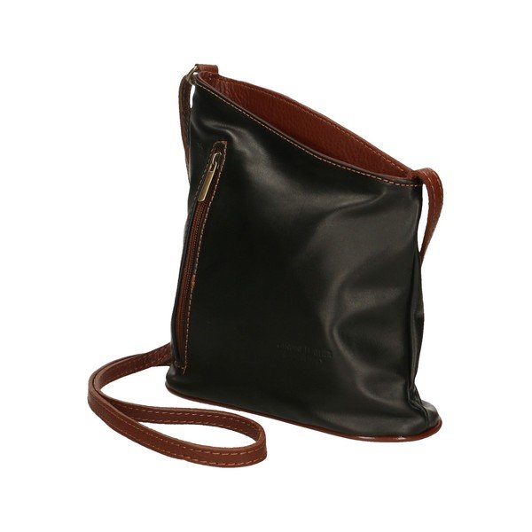 Borsa in pelle nera e marrone Garturo - Chicca Borse-image-2