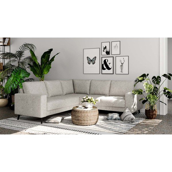 Divano angolare crema (variabile) Fynn - Ghado-image-4