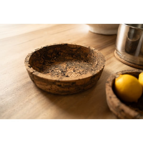 Ciotola in sughero di colore naturale 112,5 ml Querco - ZicZac-image-1