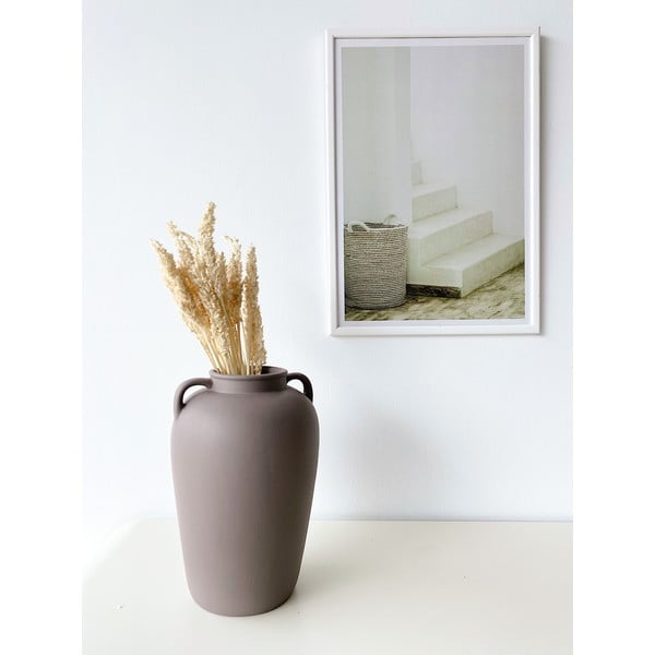 Vaso in ceramica grigio/marrone Pottle - Rulina-image-1