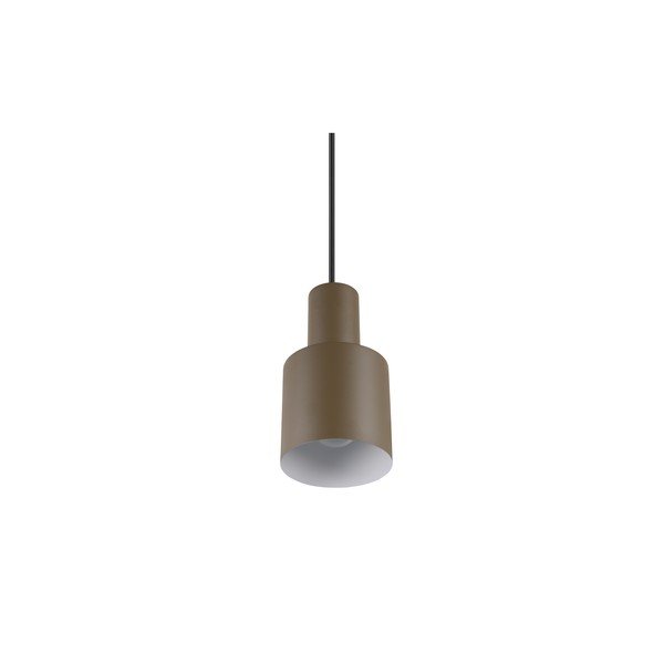 Lampadario marrone scuro con paralume in metallo ø 12 cm Agudo - Trio-image-4