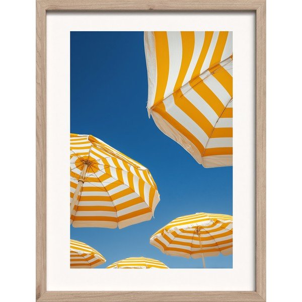 Dipinto stampato con cornice inclusa 30x40 cm Umbrellas  – Styler