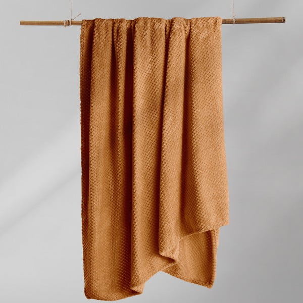 Coperta in microfibra arancione scuro, 220 x 240 cm Henry - DecoKing-image-4