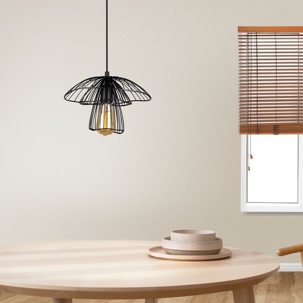 Apparecchio a sospensione nero, altezza 117 cm Root - Squid Lighting-image-2