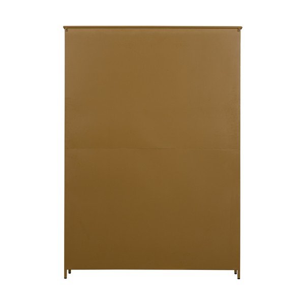 Vetrina color senape in metallo 140x200x44 cm Exhibit – WOOOD-image-3