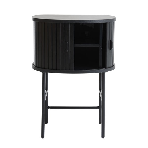 Comodino nero Nola – Unique Furniture-image-3