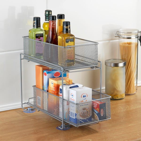 Cestino per cucina in metallo 35x18,5 cm – Wenko-image-1