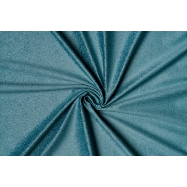 Tenda in velluto turchese 140x260 cm Novara - Mendola Fabrics-image-1