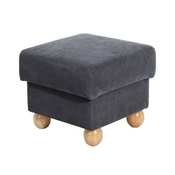 Sgabello Monarch Velor grigio - Max Winzer