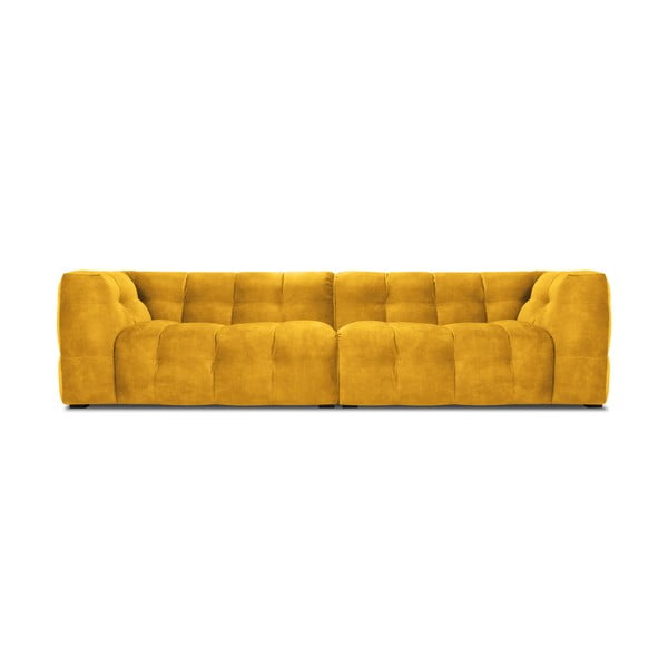 Divano in velluto giallo, 280 cm Vesta - Windsor & Co Sofas