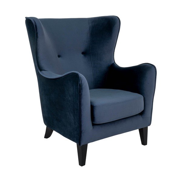 Poltrona con le orecchie blu Campo - House Nordic-image-1