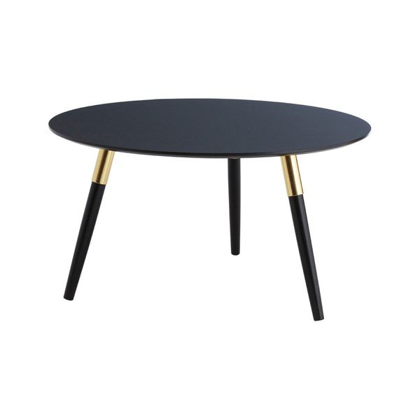 Tavolino rotondo nero ø 80 cm Nostra - Premier Housewares