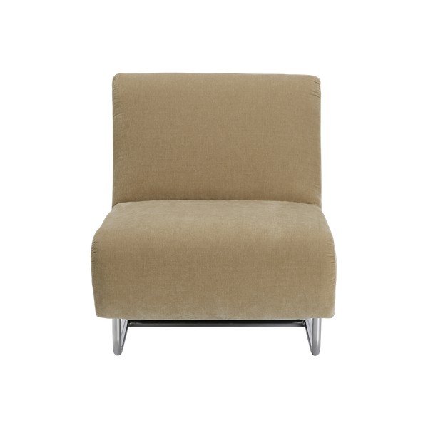 Poltrona beige con rivestimento in ciniglia Kallina – Ellos Home-image-2