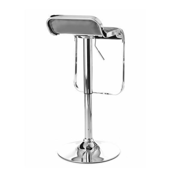 Sedia da bar grigia in imbottito con altezza regolabile (altezza della seduta 58 cm) Snappy – Tomasucci-image-2