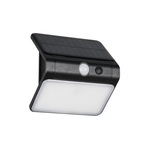 Illuminazione esterna LED con alimentazione a pannelli solari da parete (altezza totale 12 cm) Olinda – Reality