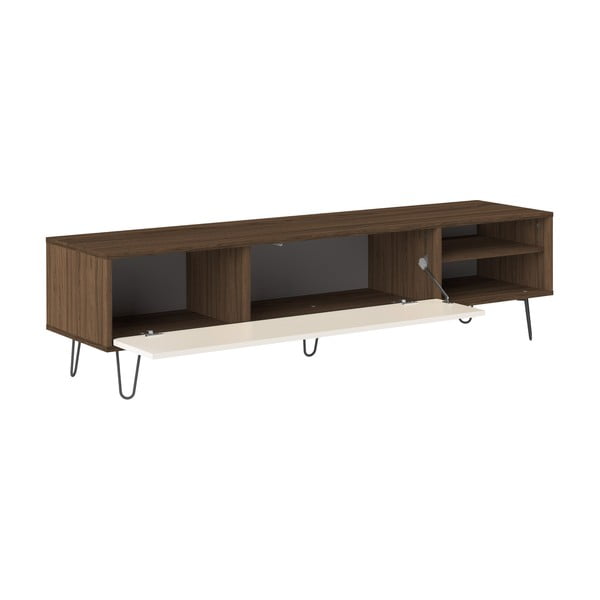 Tavolo TV crema in noce 165x44 cm Aero - TemaHome-image-2