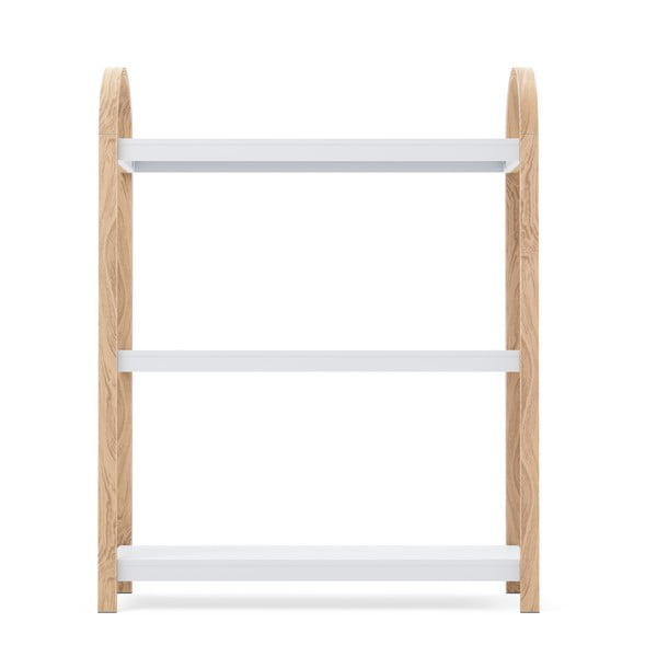 Scaffale bianco naturale in legno esotico 72x90 cm Bellwood - Umbra