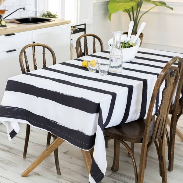 Tovaglia 145x150 cm Stripes - Blanc