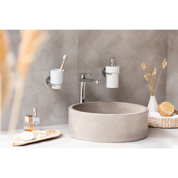 Montaggio a parete con dispenser di sapone Isera - Wenko-image-2