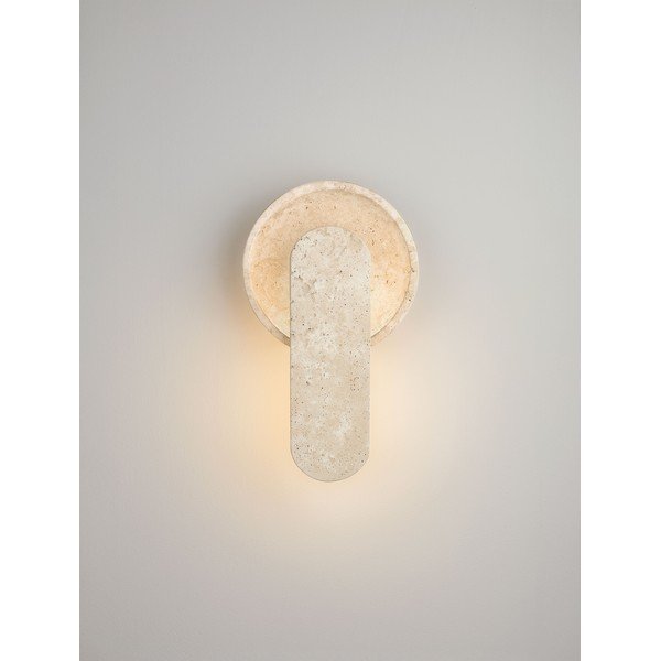 Lampada da parete LED beige in pietra Mavis – Nova Luce-image-3
