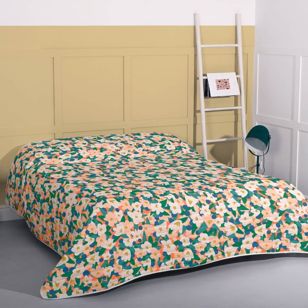 Copriletto trapuntato 240x260 cm Flower power - Aware