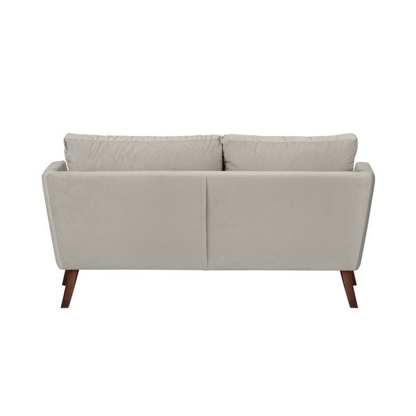 Divano beige a tre posti Elena, con un lettino nell'angolo a destra - Mazzini Sofas-image-2
