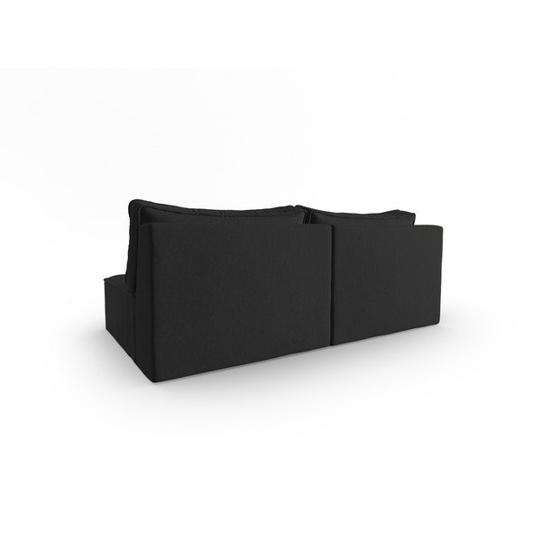 Divano nero 160 cm Mike - Micadoni Home-image-2