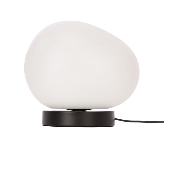 Lampada da tavolo bianca e nera (altezza totale 19 cm) Stones – Candellux Lighting-image-4