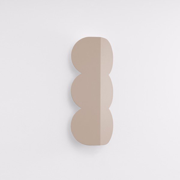 Lampada da parete grigio tortora in alluminio BISCUIT – Thoro-image-4