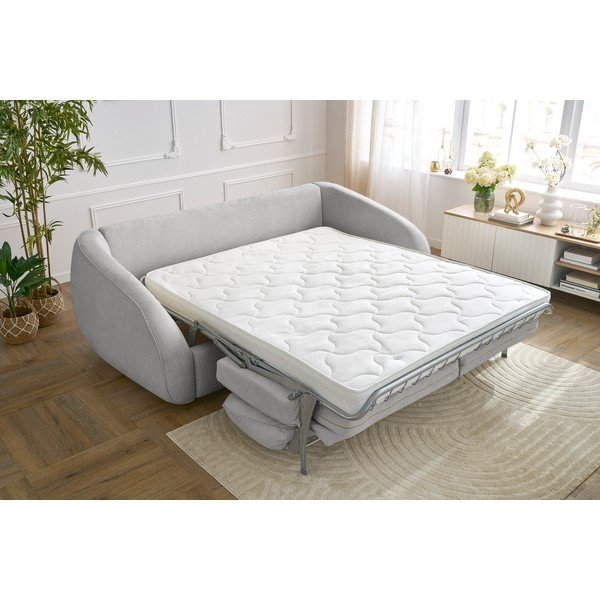 Divano in grigio chiaro allungabile 235 cm Cezanne – Bobochic Paris-image-1