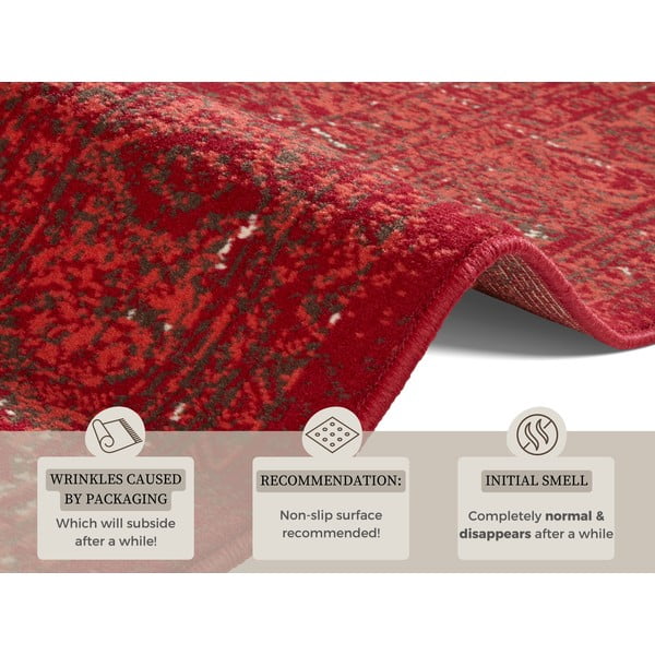 Tappeto rosso Celebrazione , 200 x 290 cm Plume - Hanse Home-image-4