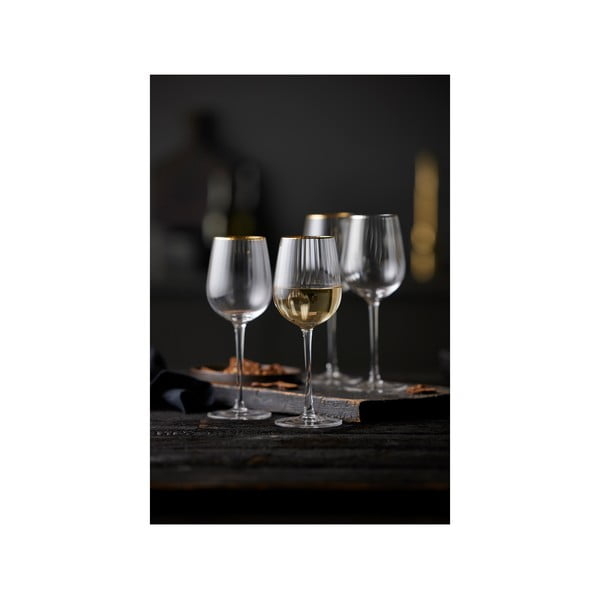 Set di bicchieri da vino 300 ml 4 pz Palermo – Lyngby Glas-image-2