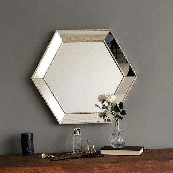 Specchio da parete con cornice in oro decor Hall - Neostill-image-1