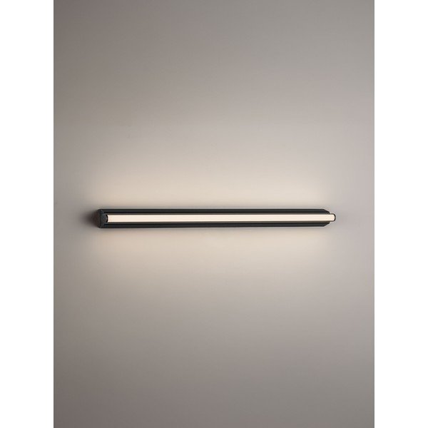 Lampada da parete LED nera opaca in alluminio Endo – Nova Luce-image-2