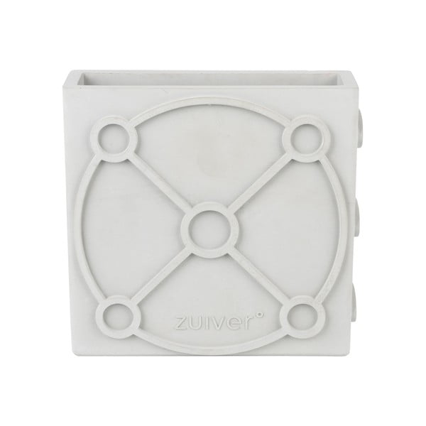 Vaso in cemento grigio chiaro Graphic - Zuiver-image-4