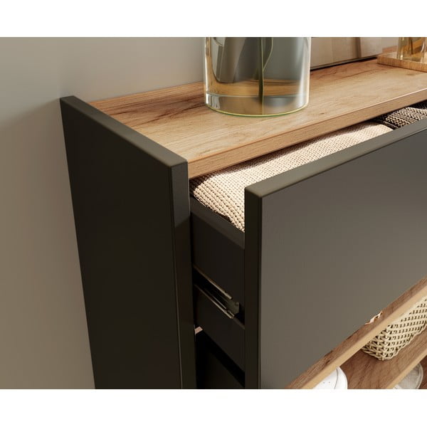 Armadietto color antracite 56x97x22 cm Ameca – Germania-image-4