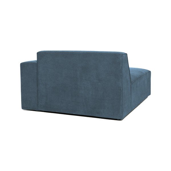 Divano componibile blu (con penisola a destra) con rivestimento in velluto a coste Sting – Scandic-image-2