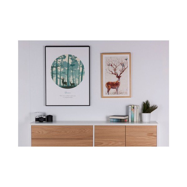 Immagine Cervo, 40 x 60 cm Naif - sømcasa-image-3