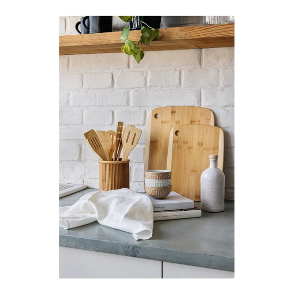 Macinino, tagliere e vasetti per alimenti in set da 4 - Bonami Essentials-image-1