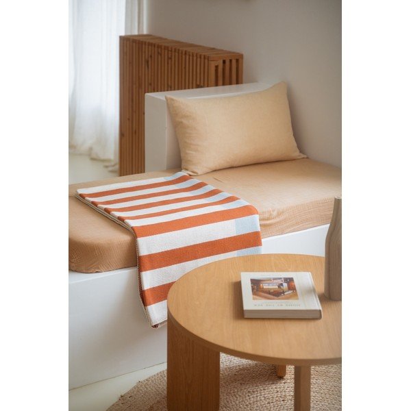 Coperta arancione 160x200 cm Onu – noo.ma-image-1