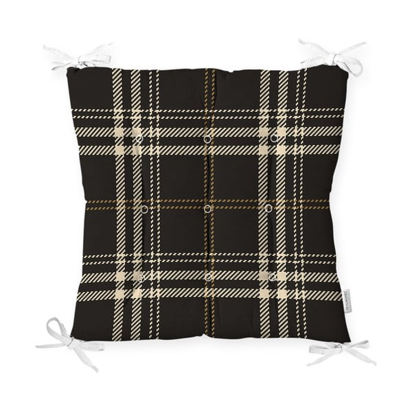 Cuscino per sedia Flannel Black, 40 x 40 cm - Minimalist Cushion Covers