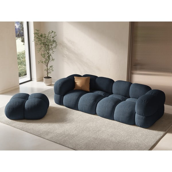 Divano blu scuro 250 cm Loretto – Cosmopolitan Design-image-1