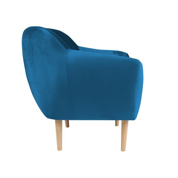 Poltrona blu Benito - Mazzini Sofas-image-1