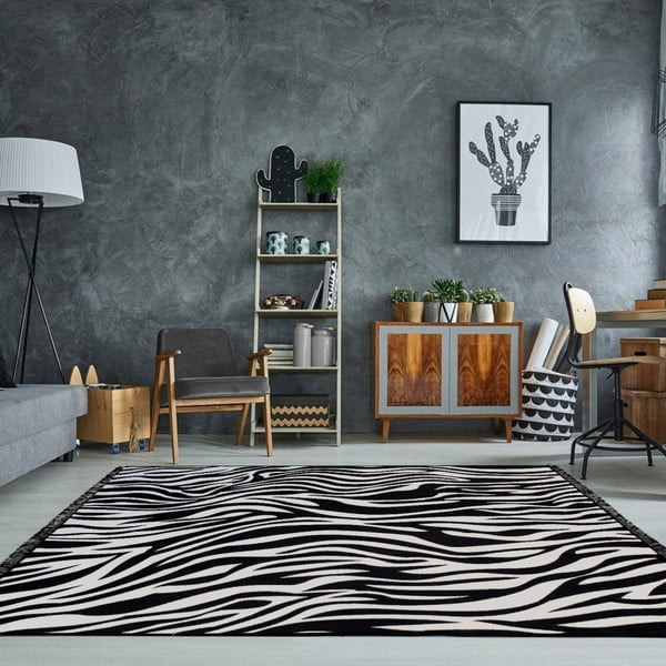 Tappeto Doube Sided Zebra, 80 x 150 cm - Kate Louise-image-1